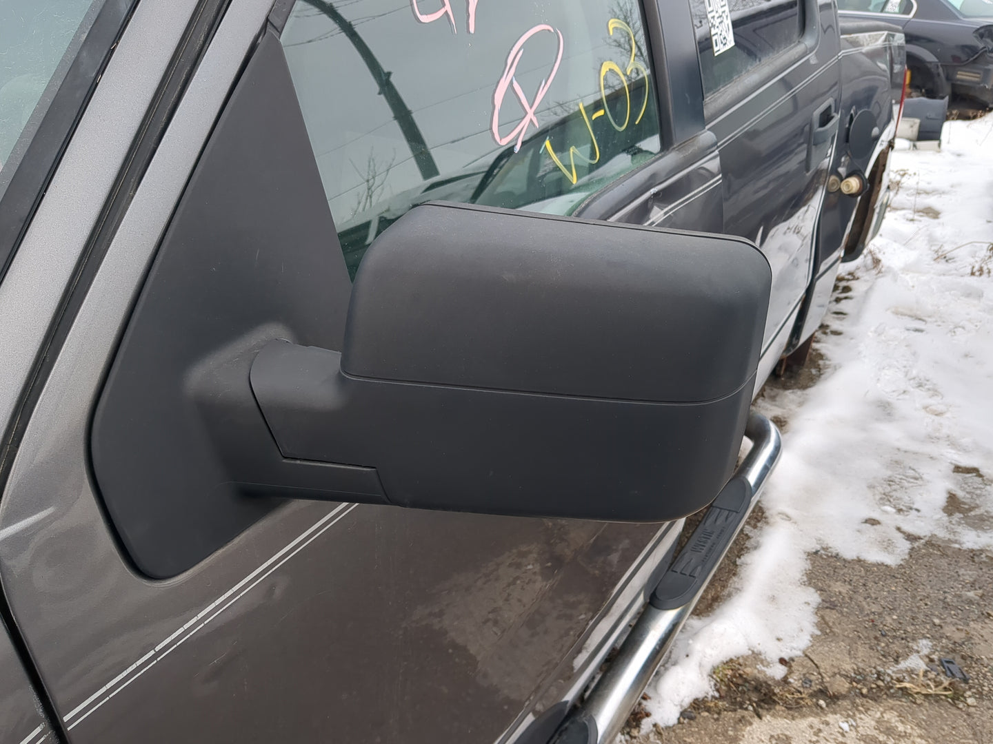 2004-2008 Ford F-150 Driver Side View Mirror - Left Door Mirror OEM Used - Oemusedautoparts1.com