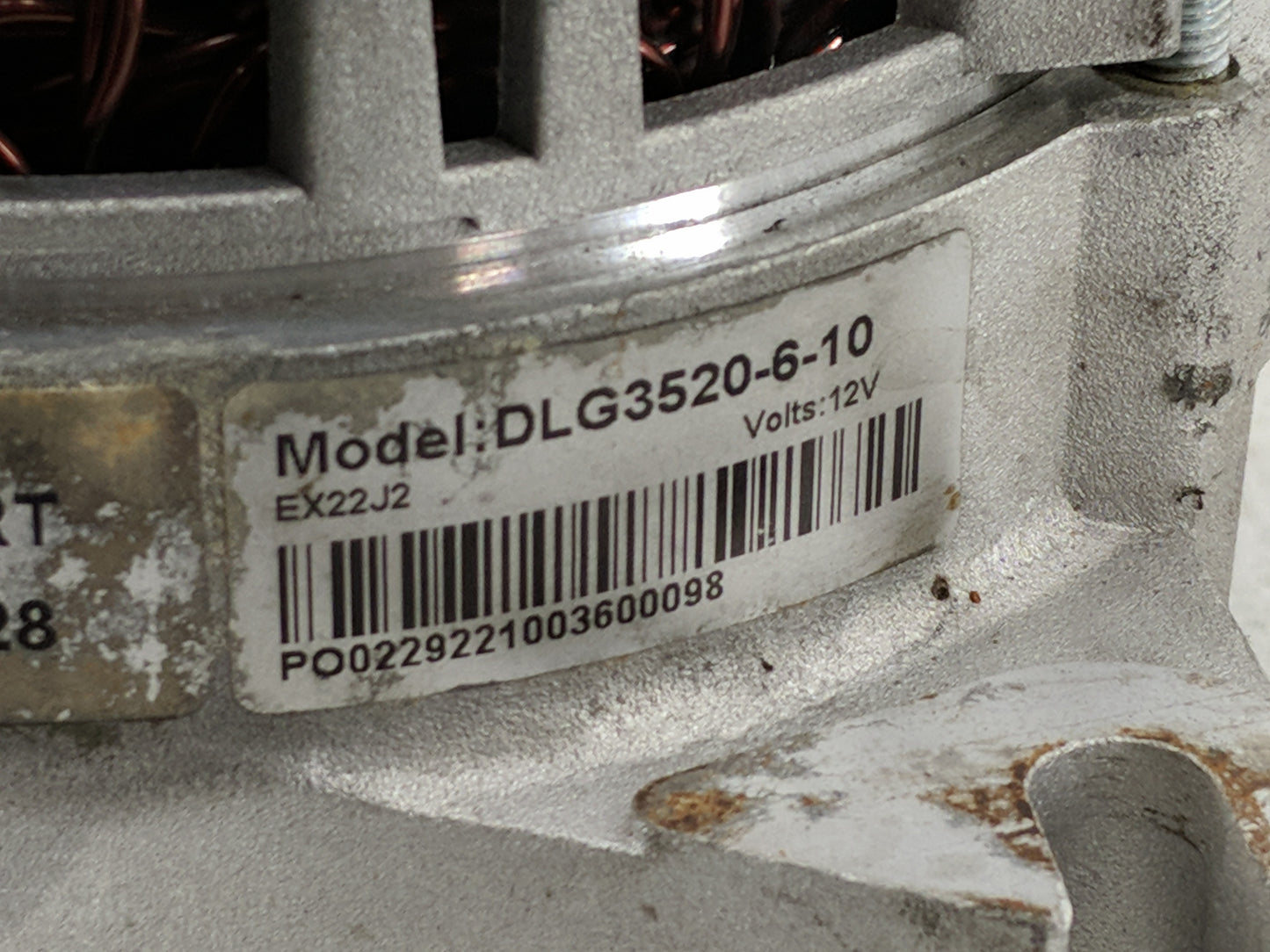 2005-2008 Ford F-250 Super Duty Alternator Replacement Generator Charging Assembly Engine OEM P/N:DLG3520-6-10 Fits OEM Used