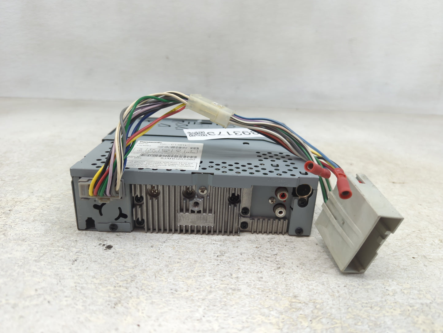 2005 Ford F-250 Super Duty Radio AM FM Cd Player Receiver Replacement P/N:CQ-C1101U Fits OEM Used Auto Parts - Oemusedautopa