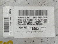2005 Ford F150 PCM Engine Control Computer ECU ECM PCU OEM P/N:5L3A-12A650-ATF 6FXC15EA22, 6FXC15E015PG Fits OEM Used Auto P