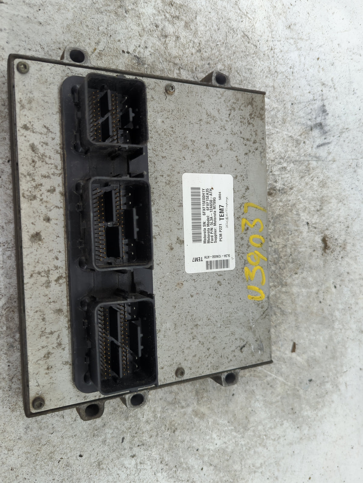2005 Ford F150 PCM Engine Control Computer ECU ECM PCU OEM P/N:6FXF15E00H1Y 6FXF15EA35, 5L3A-12A650-ATH, M799G OEM Used Auto