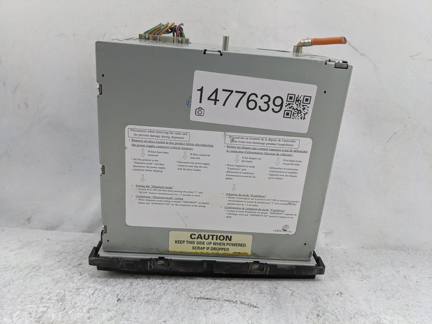 2005 Ford F250sd Radio AM FM Cd Player Receiver Replacement P/N:5C3T-18C815-CD DEH-MG2047ZF2 Fits OEM Used Auto Parts - Oemu