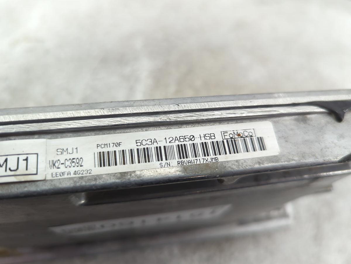 2005 Ford F250sd PCM Engine Control Computer ECU ECM PCU OEM P/N:5C3A-12A650-HSB PCM170F, VK2-C3592 Fits OEM Used Auto Parts