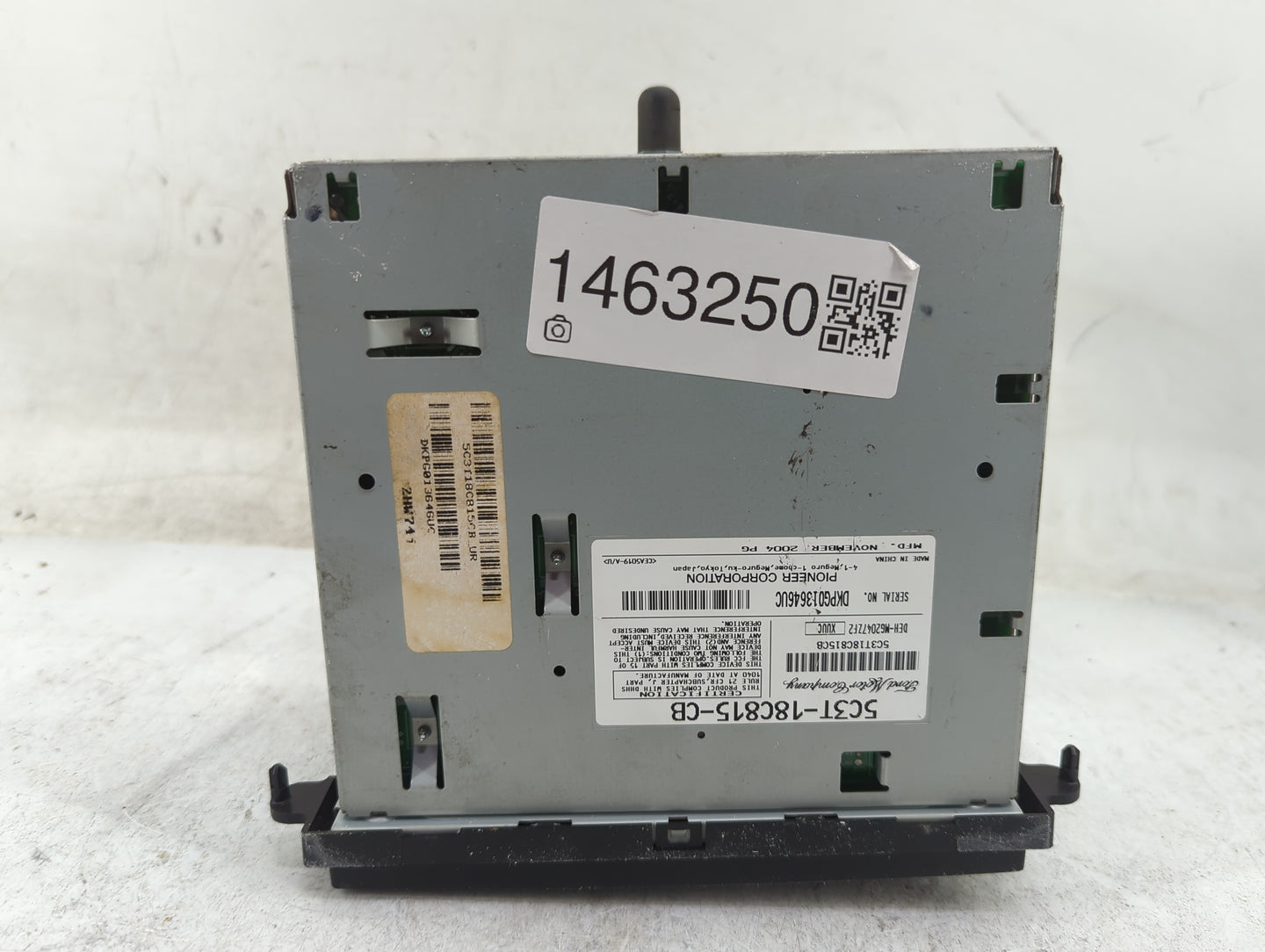 2005 Ford F350sd Radio AM FM Cd Player Receiver Replacement P/N:5C3T-18C815-CB DKP5013646UC, DEH-M620Y717Z Fits Fits 2006 OE