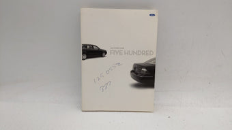 compare product 2005 Ford Five Hundred Owners Manual Book Guide OEM Used Auto Parts