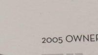 2005 Ford Five Hundred Owners Manual Book Guide OEM Used Auto Parts - Oemusedautoparts1.com