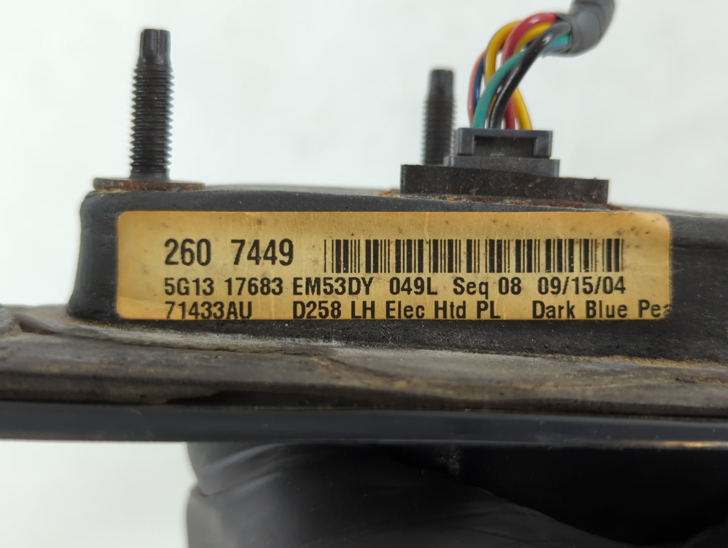 2005-2007 Ford Five Hundred Side Mirror Replacement Driver Left View Door Mirror P/N:5G13 17683 260 7449 Fits Fits 2005 2006