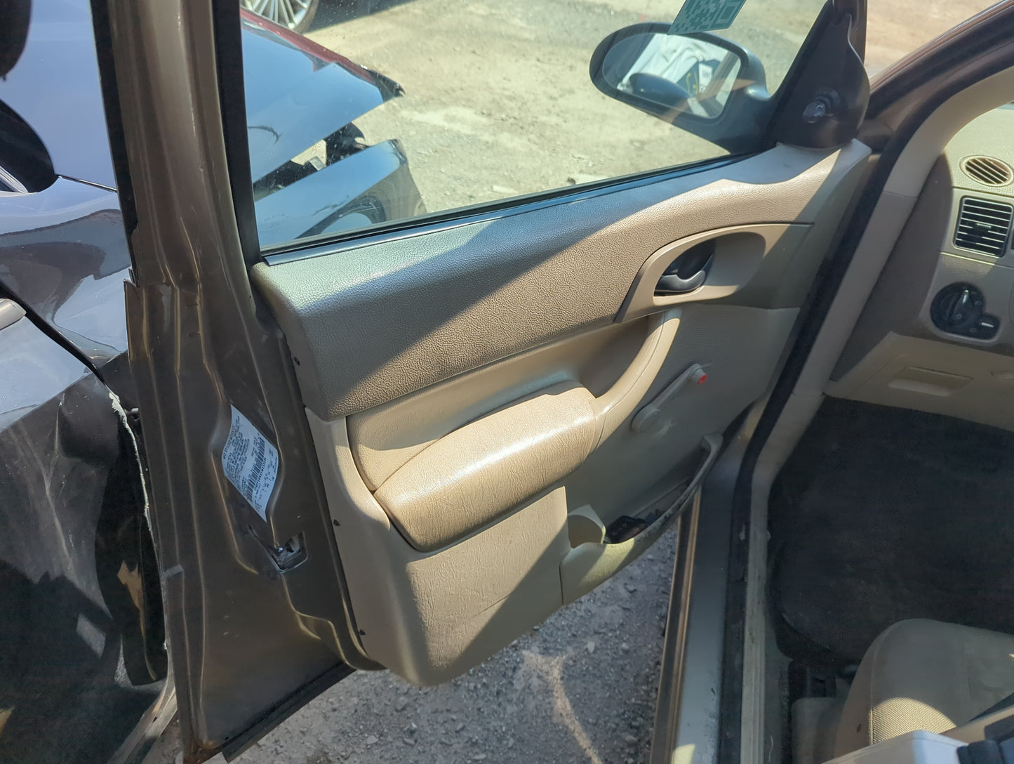 2005 Ford Focus Front Left Driver Interior Door Panel Trim - Oemusedautoparts1.com