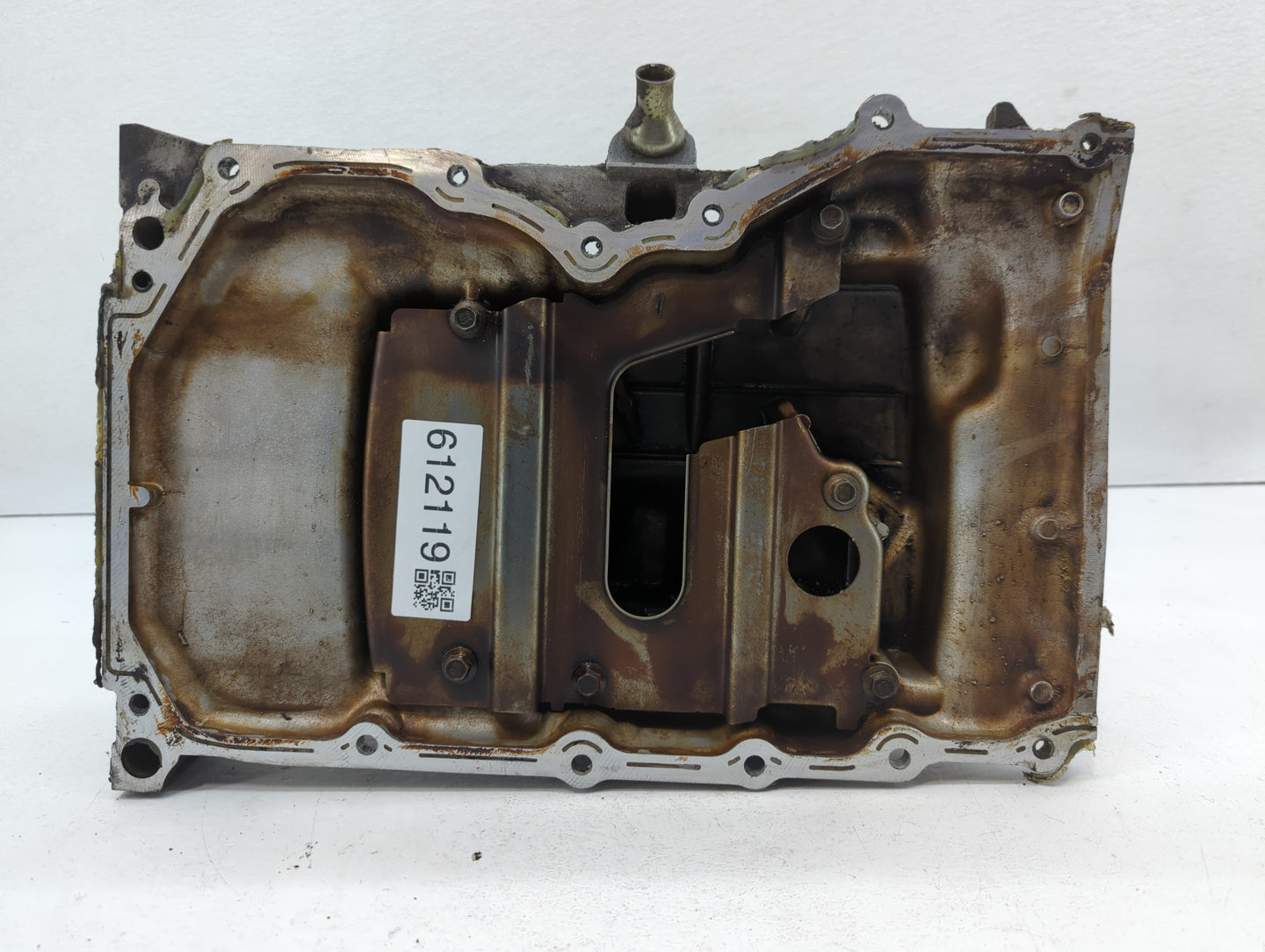 2005 Ford Focus Engine Oil Pan P/N:1S7G-6675-AX Fits OEM Used Auto Parts - Oemusedautoparts1.com