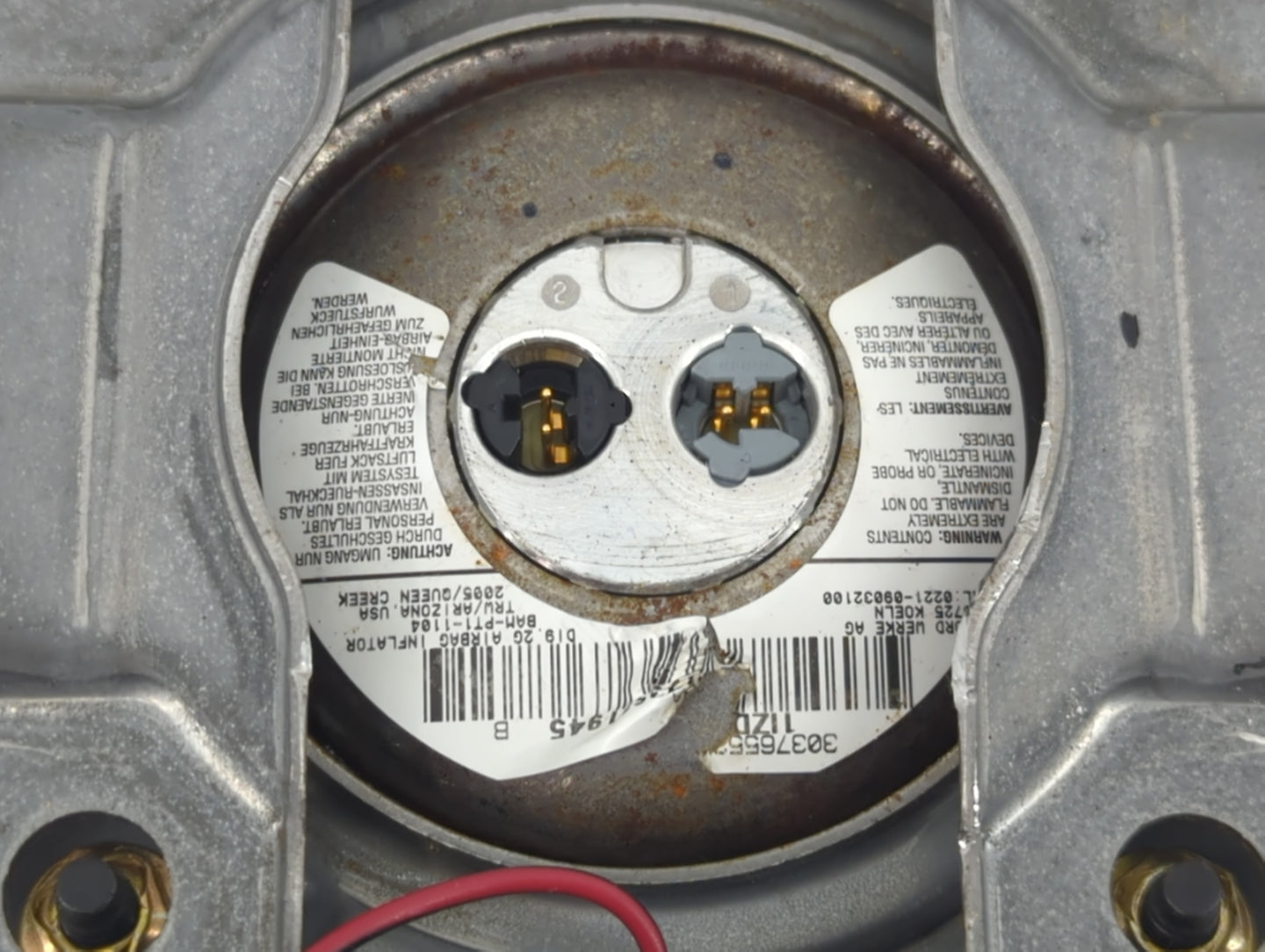 Ford Ford F150 Pickup Air Bag Driver Left Steering Wheel Mounted - Oemusedautoparts1.com