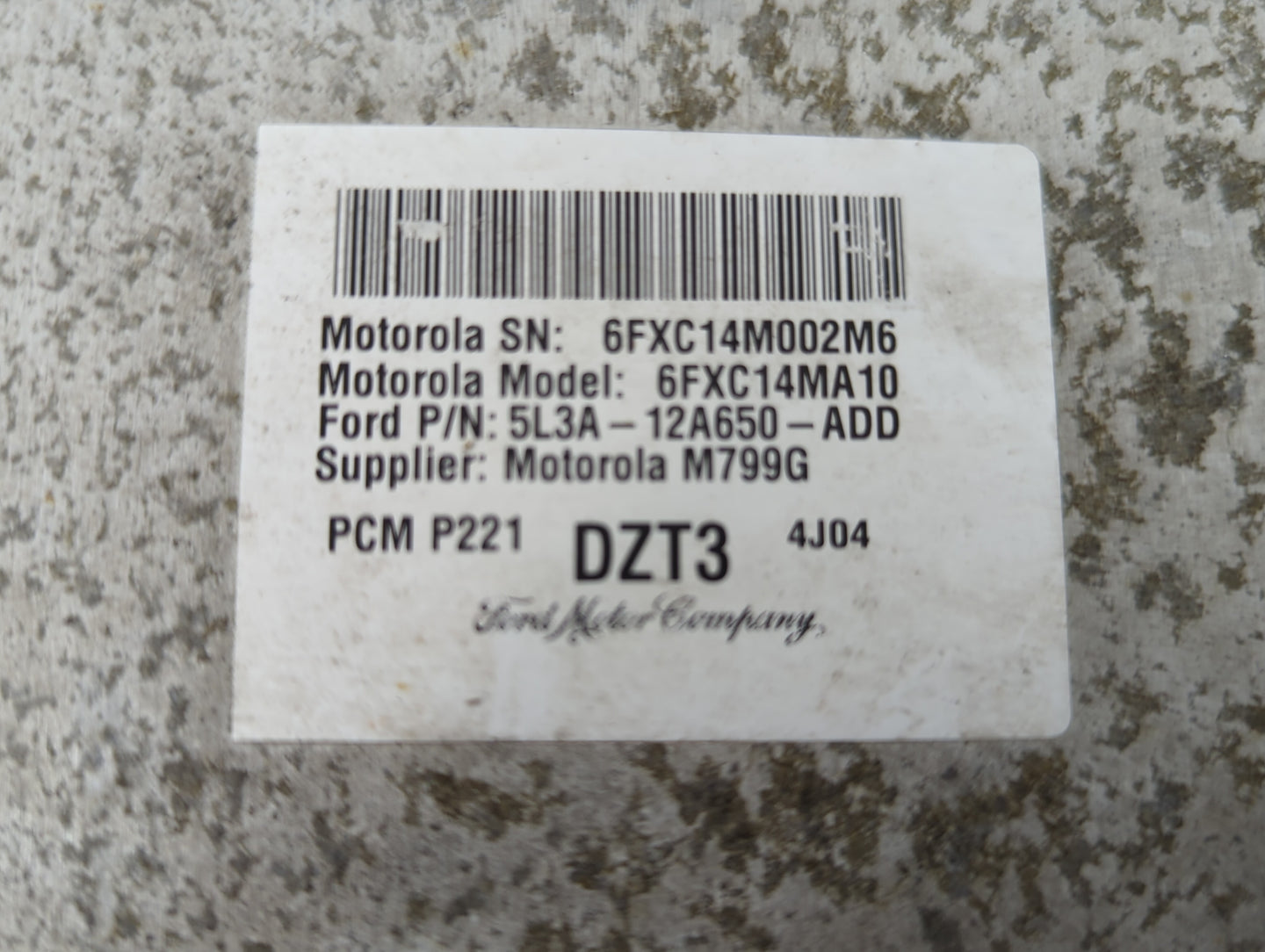 2005 Ford Ford F150 Pickup PCM Engine Control Computer ECU ECM PCU OEM Fits Fits 2006 OEM Used Auto Parts - Oemusedautoparts