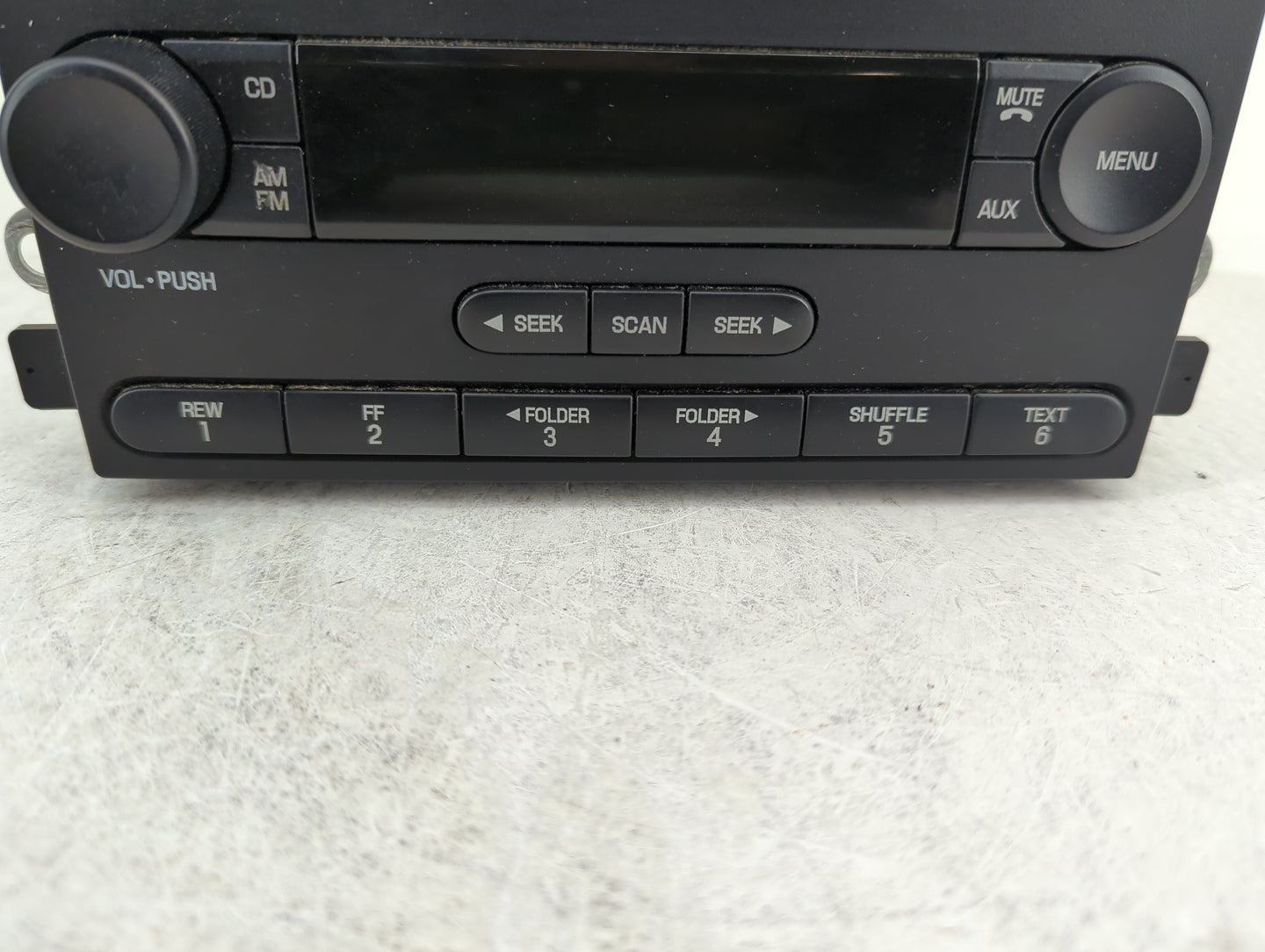 2005 Ford Freestyle Radio AM FM Cd Player Receiver Replacement P/N:5F9T-18C815-GB Fits OEM Used Auto Parts - Oemusedautopart