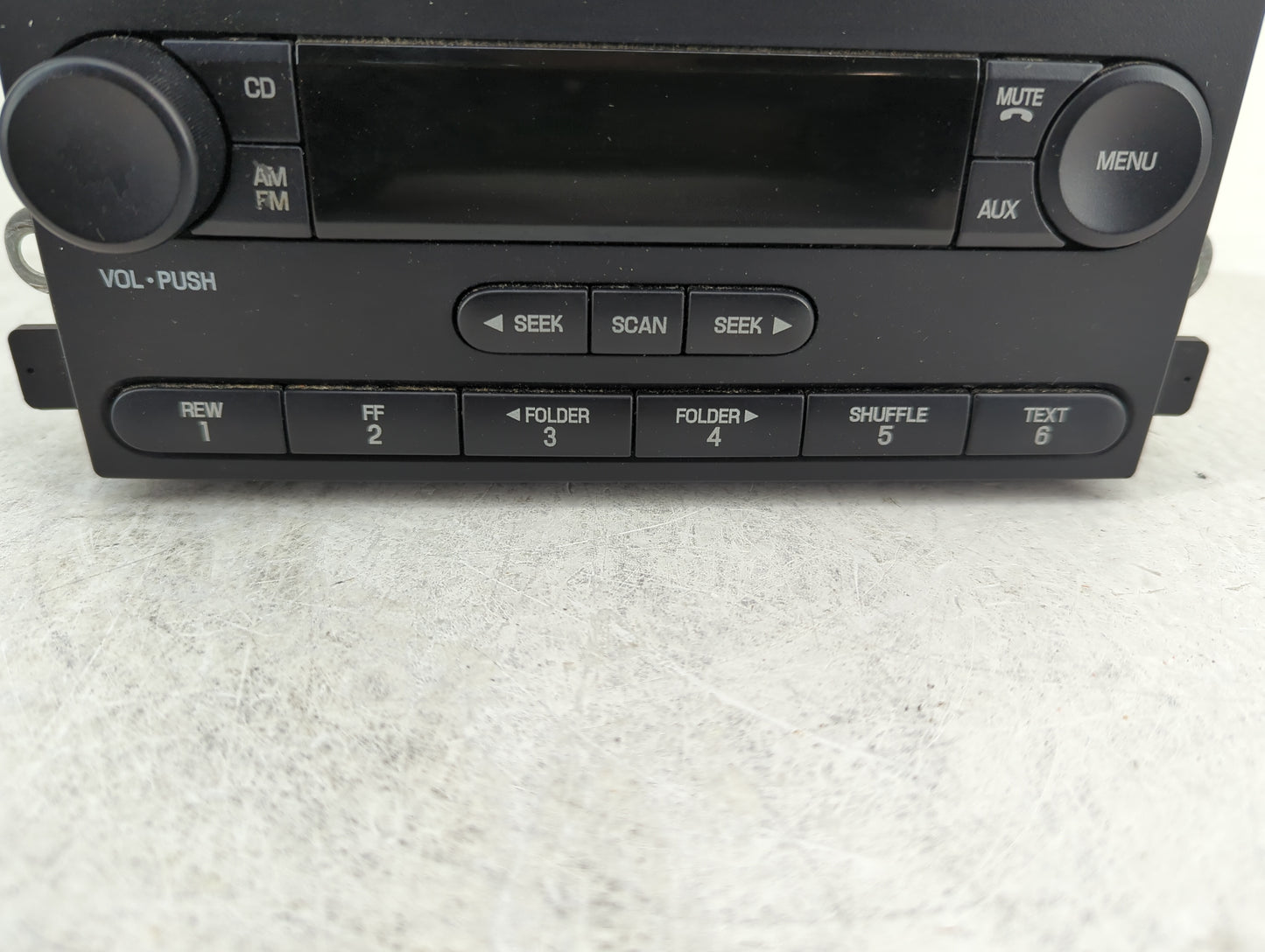 2005 Ford Freestyle Radio AM FM Cd Player Receiver Replacement P/N:5F9T-18C815-GB Fits OEM Used Auto Parts - Oemusedautopart