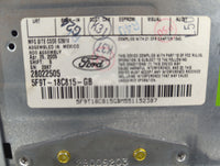 2005 Ford Freestyle Radio AM FM Cd Player Receiver Replacement P/N:5F9T-18C815-GB Fits OEM Used Auto Parts - Oemusedautopart