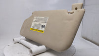2005 Ford Freestyle Sun Visor Shade Replacement Passenger Right Mirror Fits OEM Used Auto Parts - Oemusedautoparts1.com