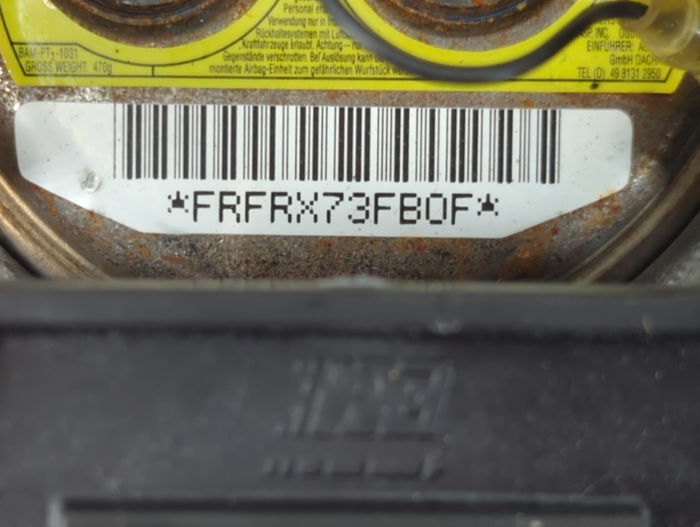 2005-2007 Ford Freestyle Air Bag Driver Left Steering Wheel Mounted P/N:FRFRX73FB0F Fits Fits 2005 2006 2007 OEM Used Auto P