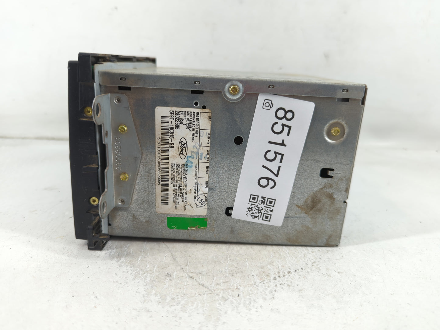 2005 Ford Freestyle Radio AM FM Cd Player Receiver Replacement P/N:5F9T-18C815-GB Fits OEM Used Auto Parts - Oemusedautopart