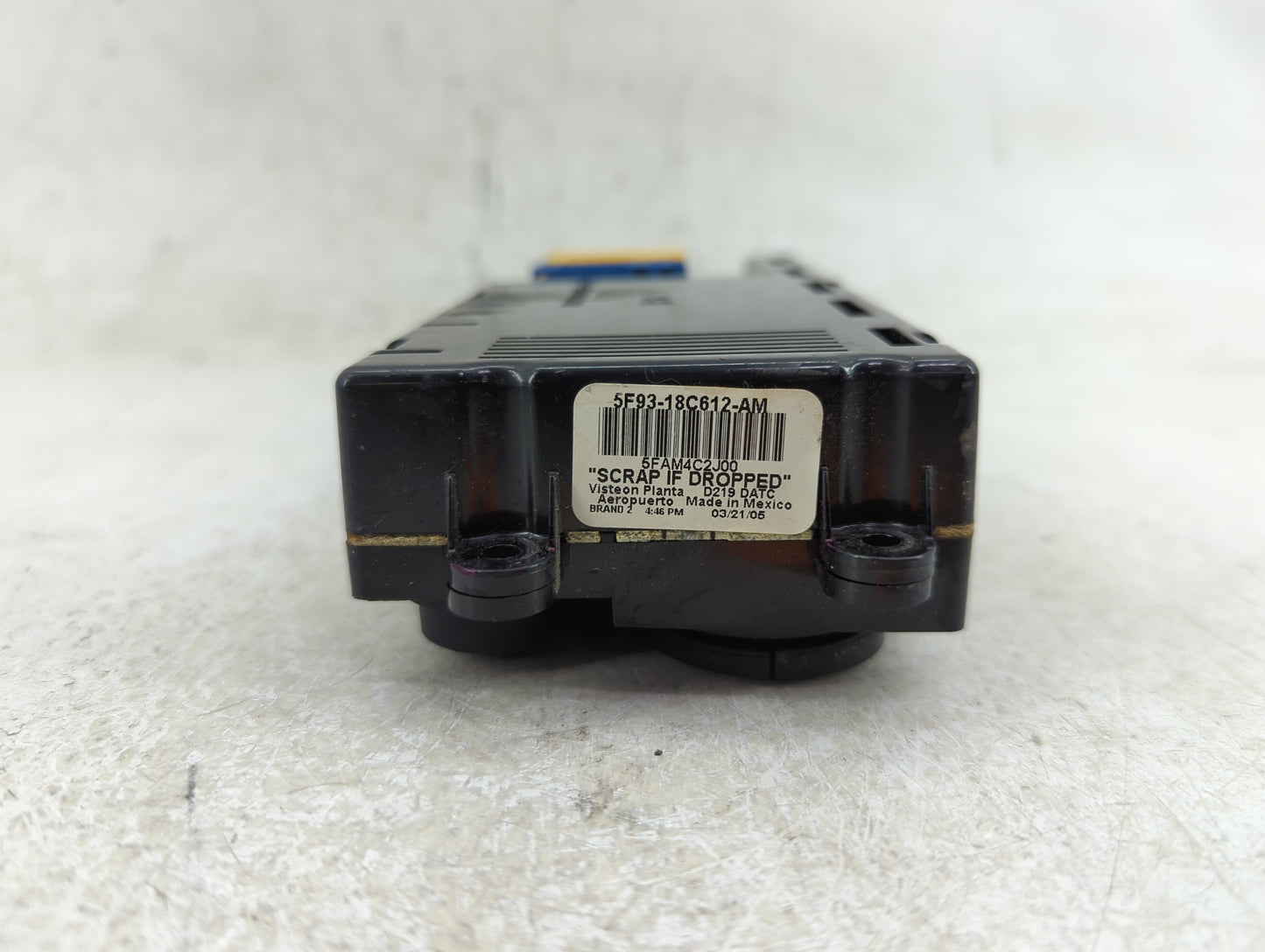 2005-2007 Ford Freestyle Climate Control Module Temperature AC/Heater Replacement Fits Fits 2005 2006 2007 OEM Used Auto Par