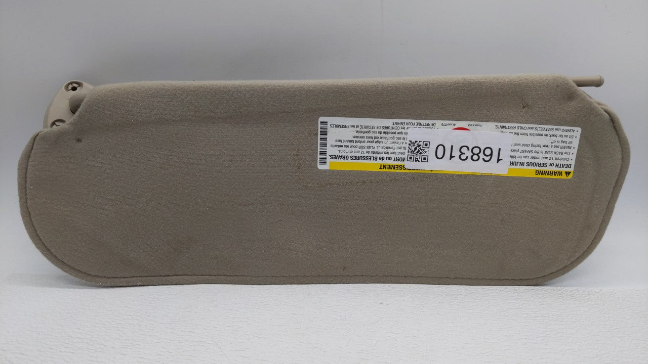 2005-2010 Ford Mustang Sun Visor Shade Replacement Passenger Right Mirror Fits Fits 2005 2006 2007 2008 2009 2010 OEM Used A
