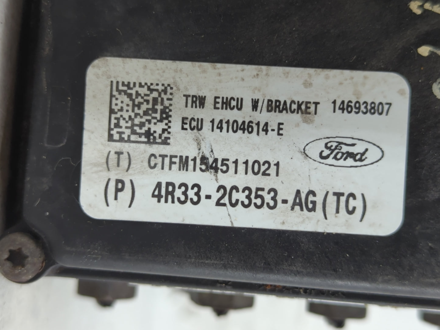 2005-2006 Ford Mustang ABS Pump Control Module Replacement P/N:4R33-2C353-AG Fits Fits 2005 2006 OEM Used Auto Parts - Oemus