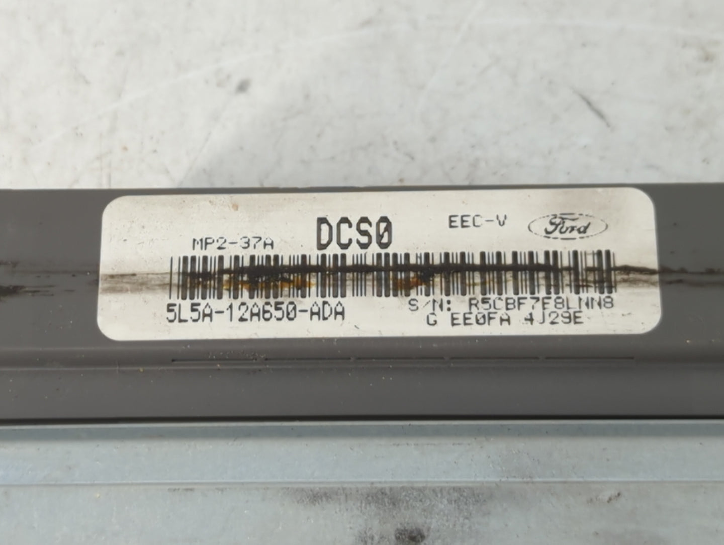 2005 Ford Ranger PCM Engine Control Computer ECU ECM PCU OEM P/N:5L5A-12A650-ADA Fits OEM Used Auto Parts - Oemusedautoparts