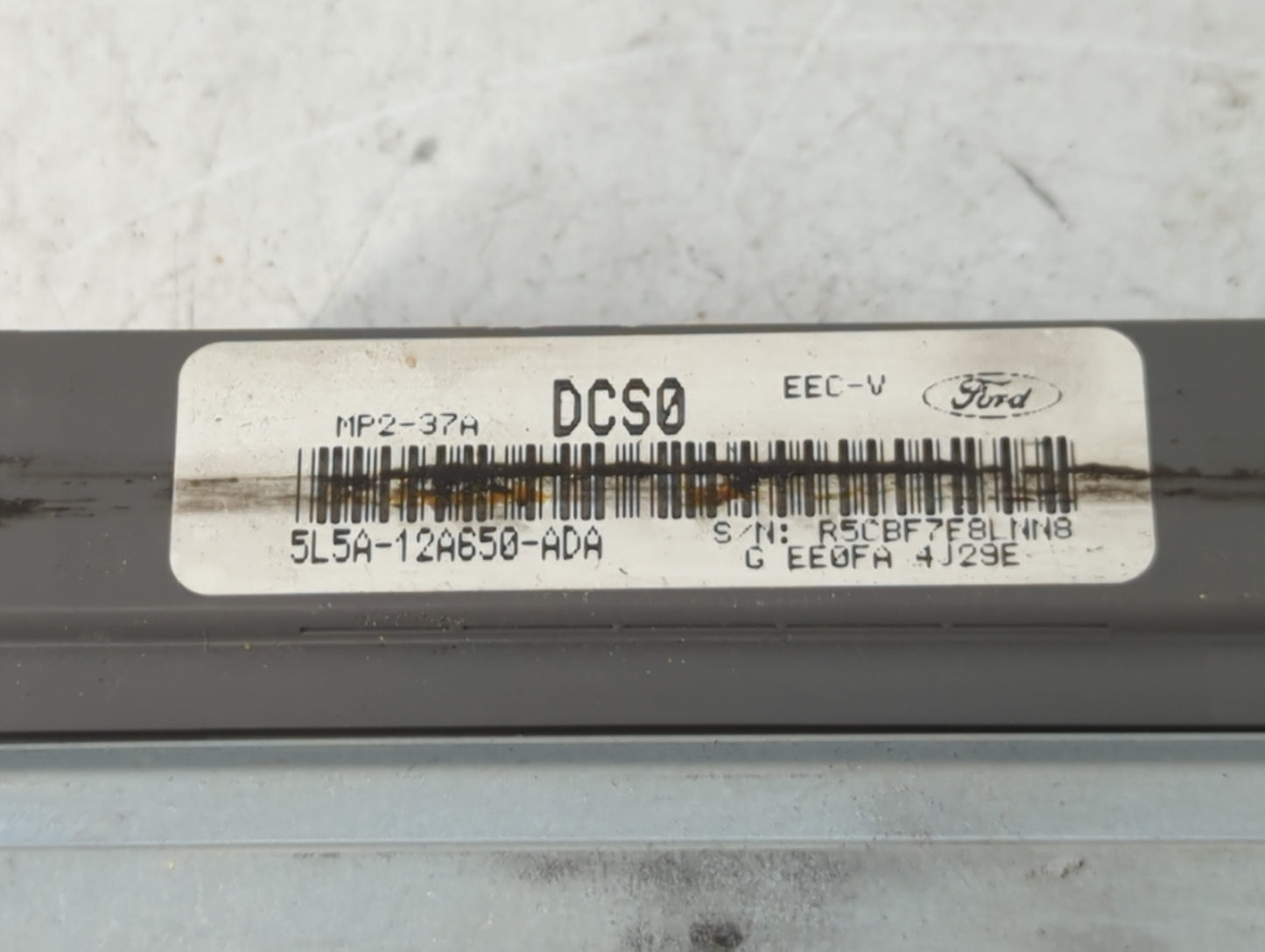 2005 Ford Ranger PCM Engine Control Computer ECU ECM PCU OEM P/N:5L5A-12A650-ADA Fits OEM Used Auto Parts - Oemusedautoparts