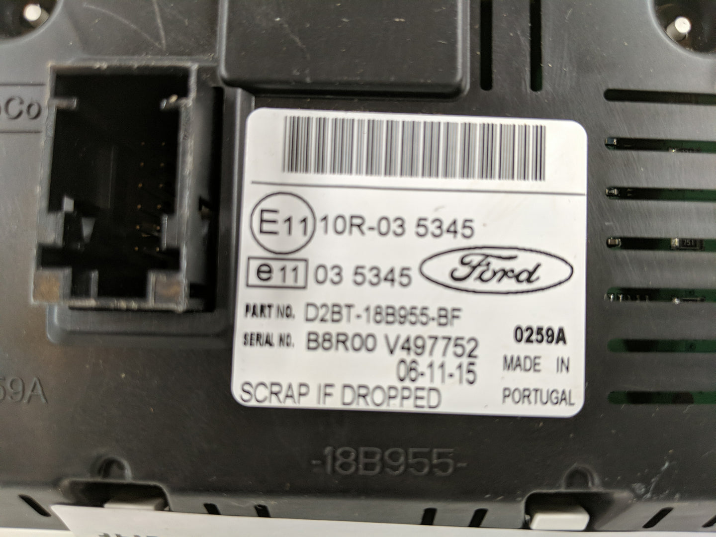 2004-2007 Ford Taurus Radio AM FM Cd Player Receiver Replacement P/N:E1103 5345 E1110R-03 5345 Fits Fits 2004 2005 2006 2007