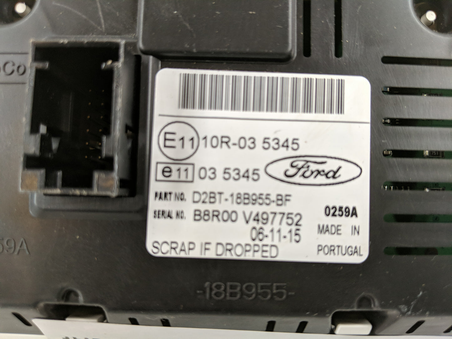 2004-2007 Ford Taurus Radio AM FM Cd Player Receiver Replacement P/N:E1103 5345 E1110R-03 5345 Fits Fits 2004 2005 2006 2007