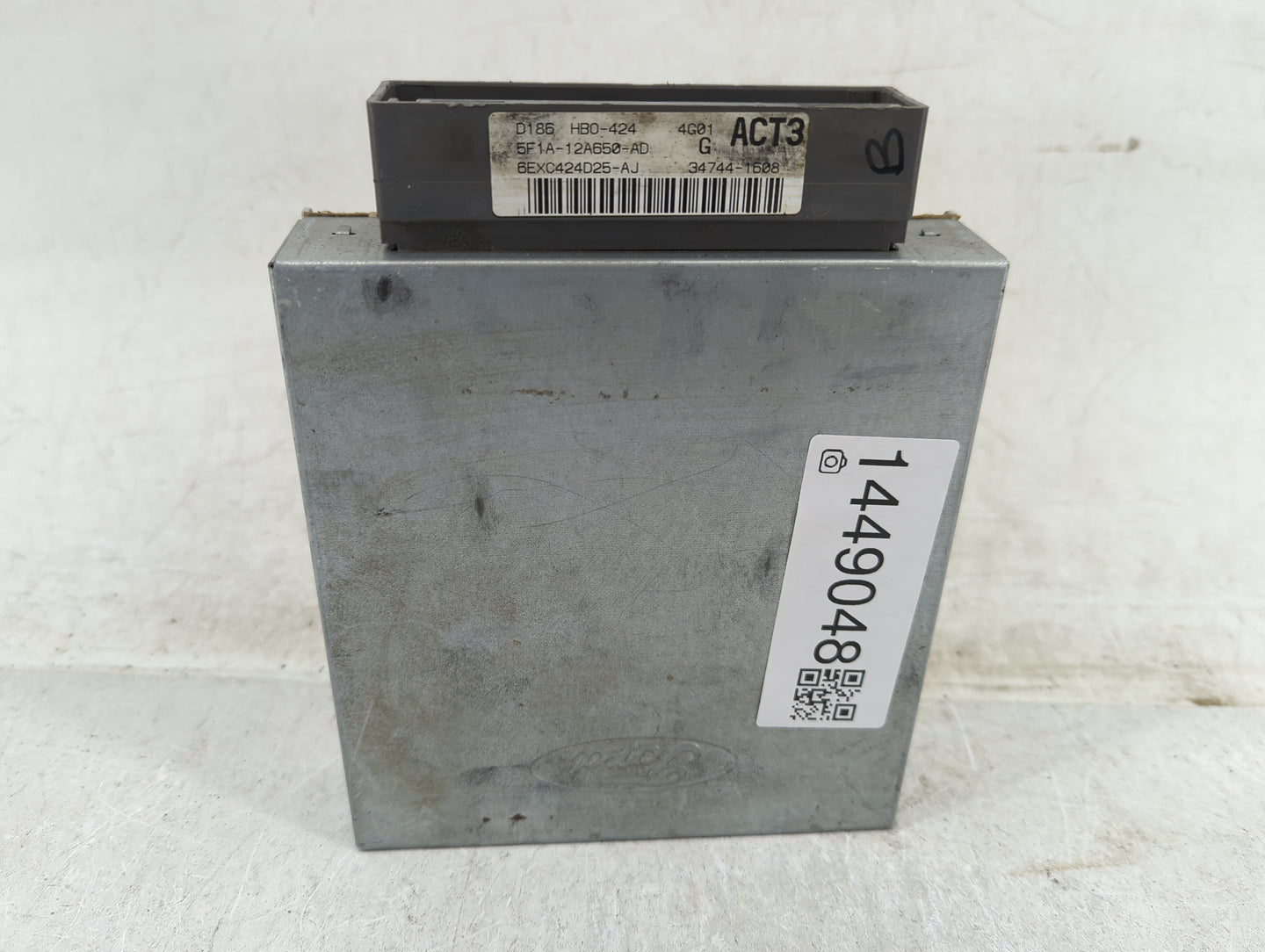 2005 Ford Taurus PCM Engine Control Computer ECU ECM PCU OEM P/N:5F1A-12A650-AD 6EXC424D25-AJ, F5SB-14A624-AA Fits OEM Used 