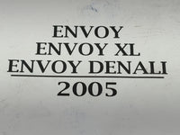 2005 Gmc Envoy Owners Manual Book Guide OEM Used Auto Parts - Oemusedautoparts1.com