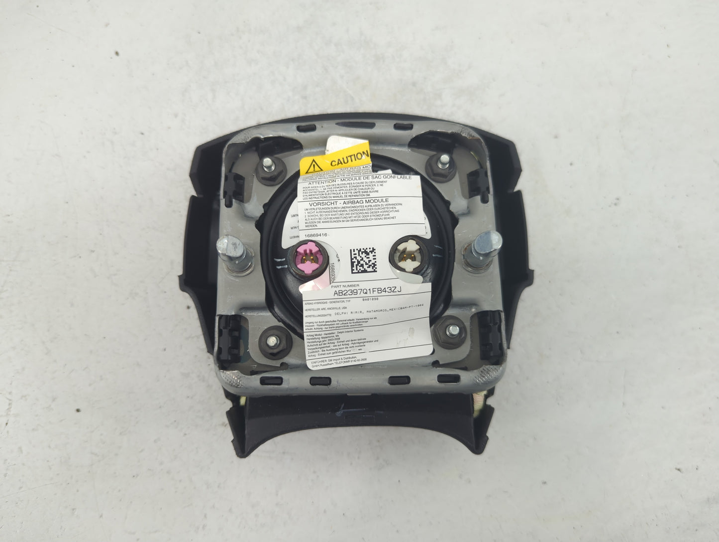 2005-2009 Gmc Envoy Air Bag Driver Left Steering Wheel Mounted - Oemusedautoparts1.com
