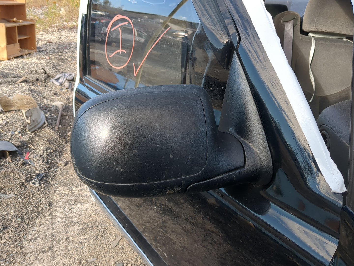 2003-2007 Gmc Sierra 1500 Passenger Side View Mirror - Right Door Mirror OEM Used - Oemusedautoparts1.com
