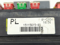 2003-2005 Gmc Sierra 1500 Fusebox Fuse Box Panel Relay Module P/N:15115615-02 Fits Fits 2003 2004 2005 2006 OEM Used Auto Pa