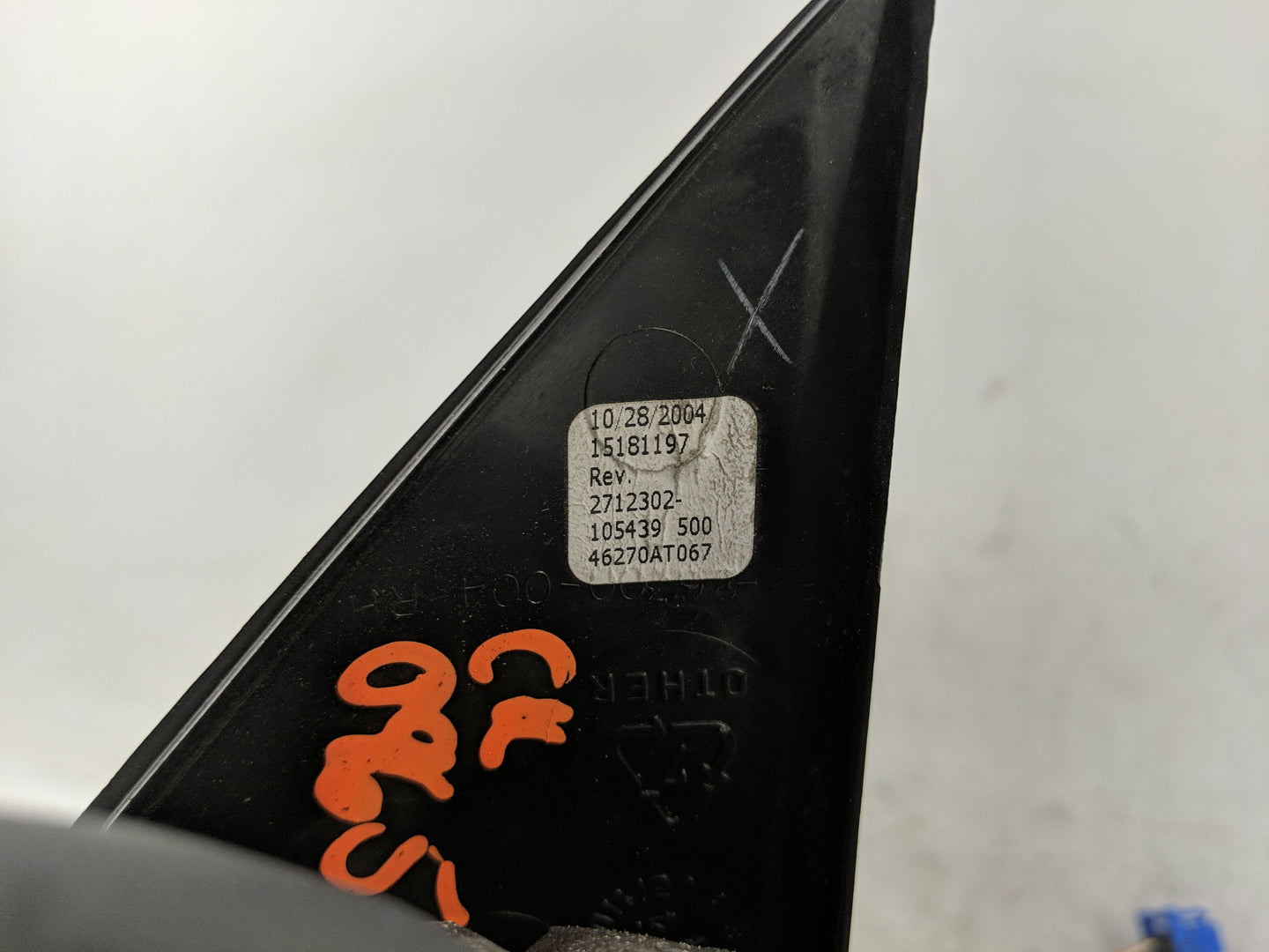 2003-2006 Gmc Yukon Side Mirror Replacement Passenger Right View Door Mirror Fits Fits 2003 2004 2005 2006 OEM Used Auto Par