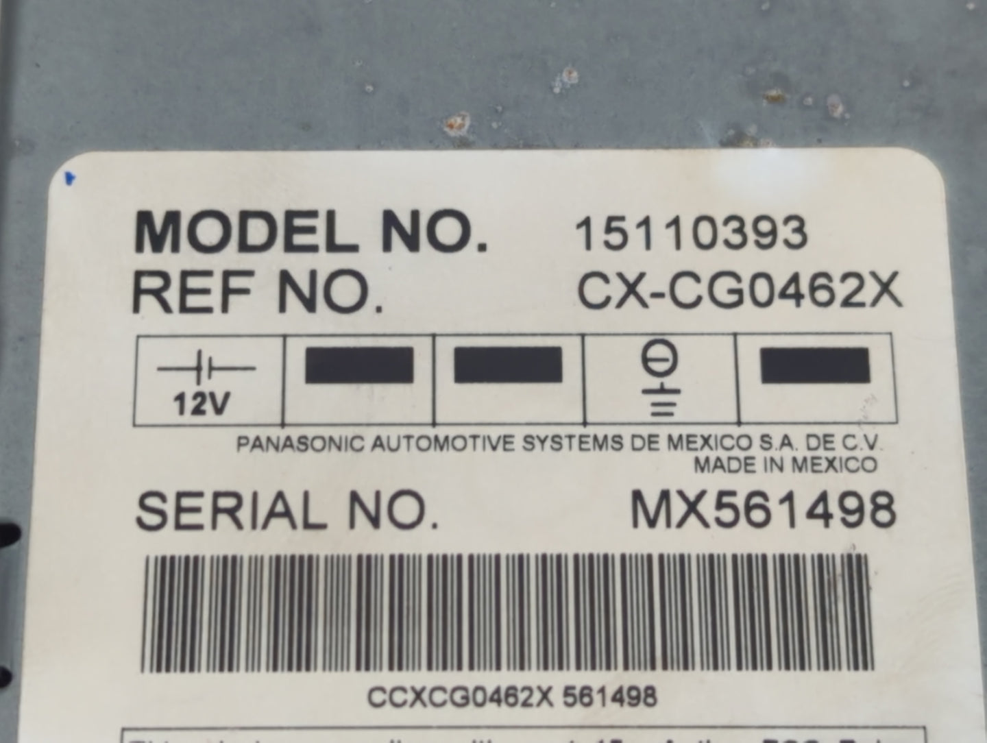 2003-2006 Gmc Yukon Radio AM FM Cd Player Receiver Replacement Fits Fits 2003 2004 2005 2006 OEM Used Auto Parts - Oemusedau