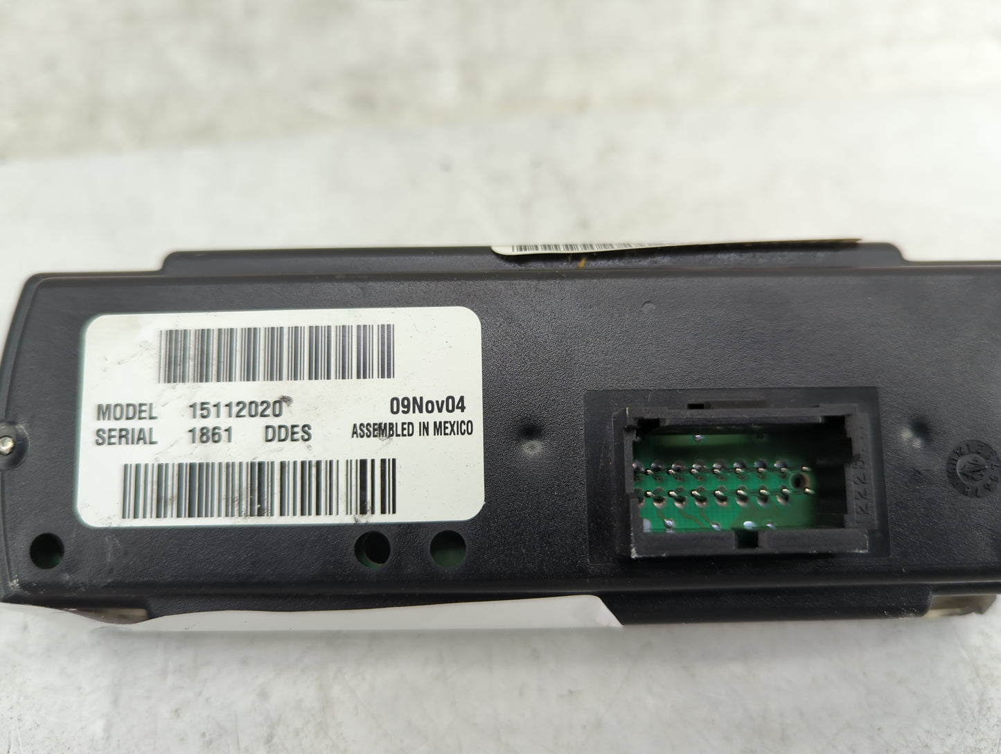 2003-2006 Gmc Yukon Climate Control Module Temperature AC/Heater Replacement P/N:15112020 Fits Fits 2003 2004 2005 2006 OEM 