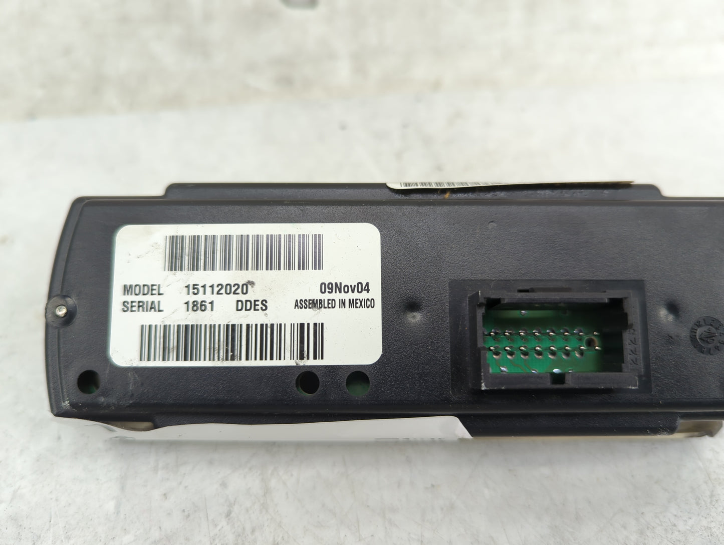 2003-2006 Gmc Yukon Climate Control Module Temperature AC/Heater Replacement P/N:15112020 Fits Fits 2003 2004 2005 2006 OEM 