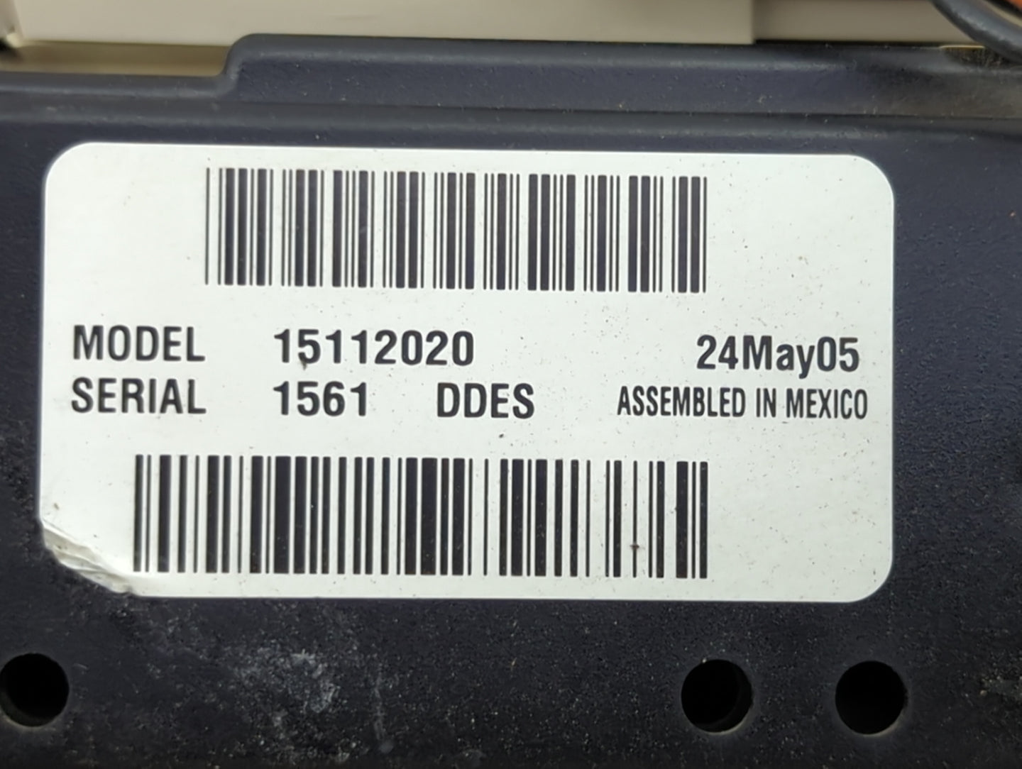 2003-2006 Gmc Yukon Climate Control Module Temperature AC/Heater Replacement P/N:15112020 Fits Fits 2003 2004 2005 2006 OEM 