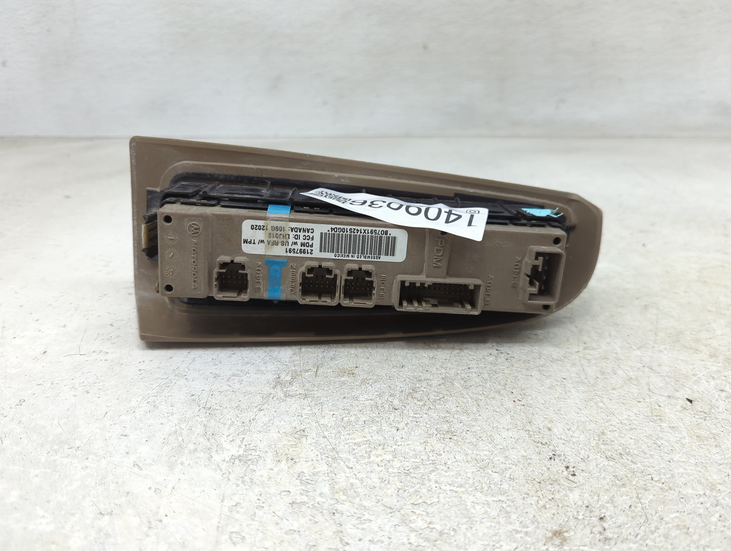 2003-2006 Gmc Yukon Xl 1500 Master Power Window Switch Replacement Driver Side Left P/N:21997591 Fits Fits 2003 2004 2005 20