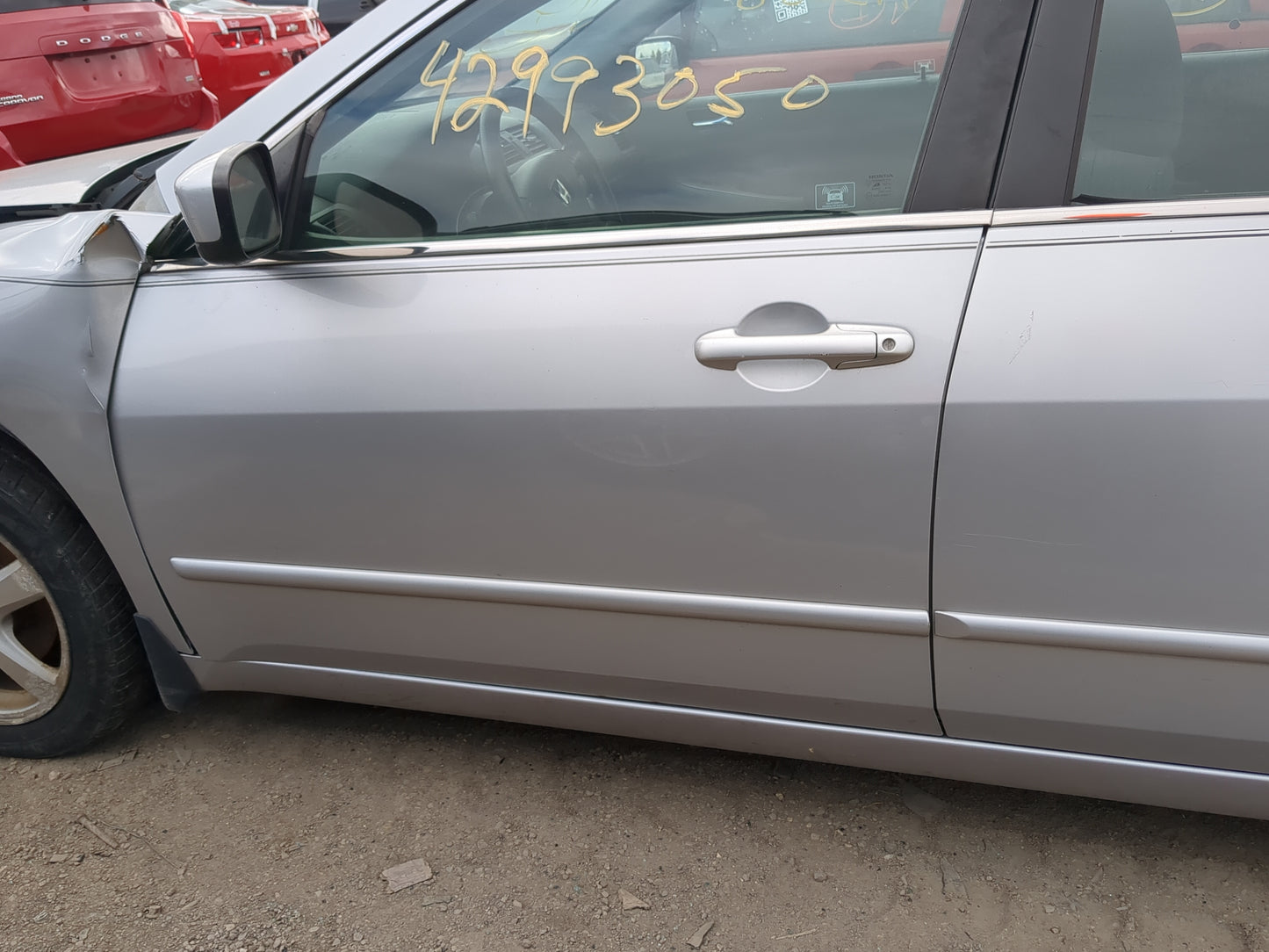 2003-2007 Honda Accord Driver Front Door Oem - Oemusedautoparts1.com