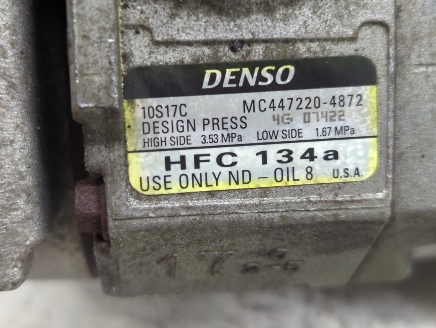 2003-2007 Honda Accord Air Conditioning A/c Ac Compressor Oem - Oemusedautoparts1.com