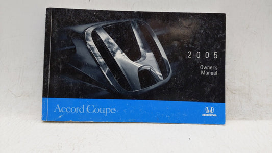 2005 Honda Accord Owners Manual Book Guide OEM Used Auto Parts - Oemusedautoparts1.com
