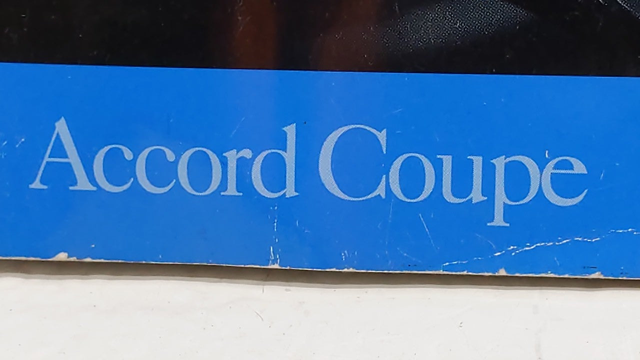 2005 Honda Accord Owners Manual Book Guide OEM Used Auto Parts - Oemusedautoparts1.com