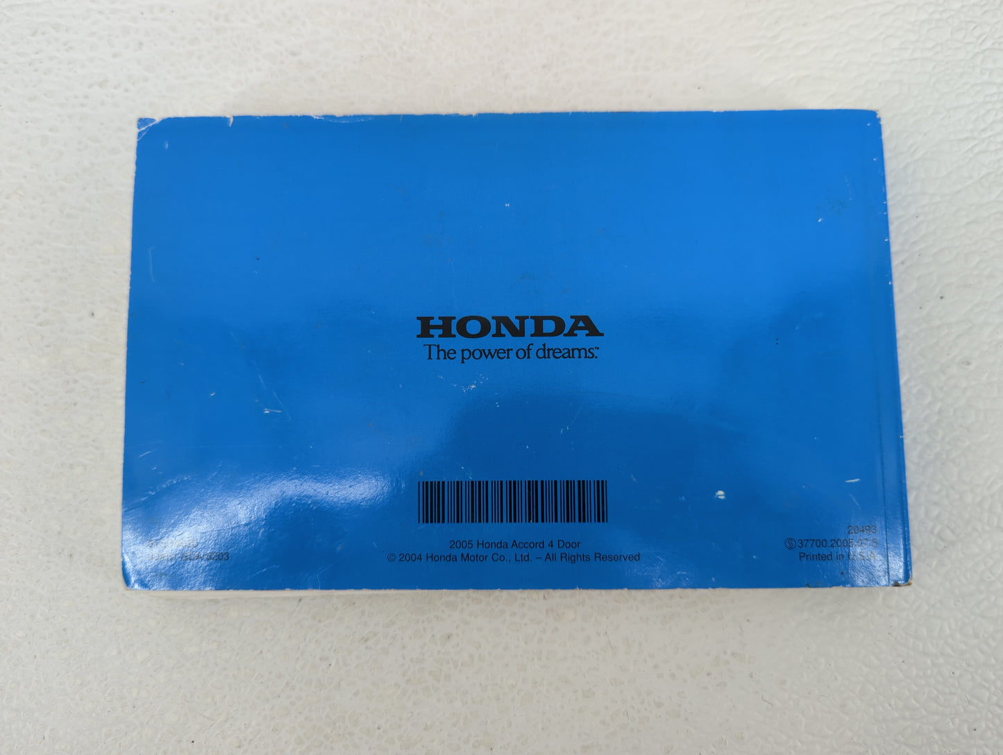 2005 Honda Accord Owners Manual Book Guide OEM Used Auto Parts - Oemusedautoparts1.com