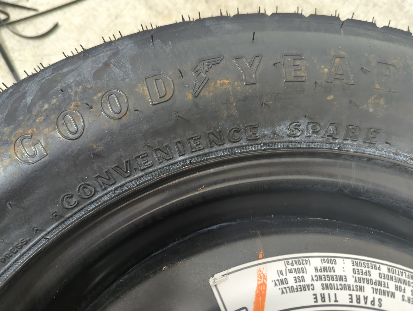 2005 Honda Accord Spare Donut Tire Wheel Rim Oem - Oemusedautoparts1.com