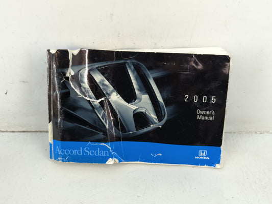 2005 Honda Accord Owners Manual Book Guide P/N:00X31-SDA-6202 31SDA620 OEM Used Auto Parts - Oemusedautoparts1.com