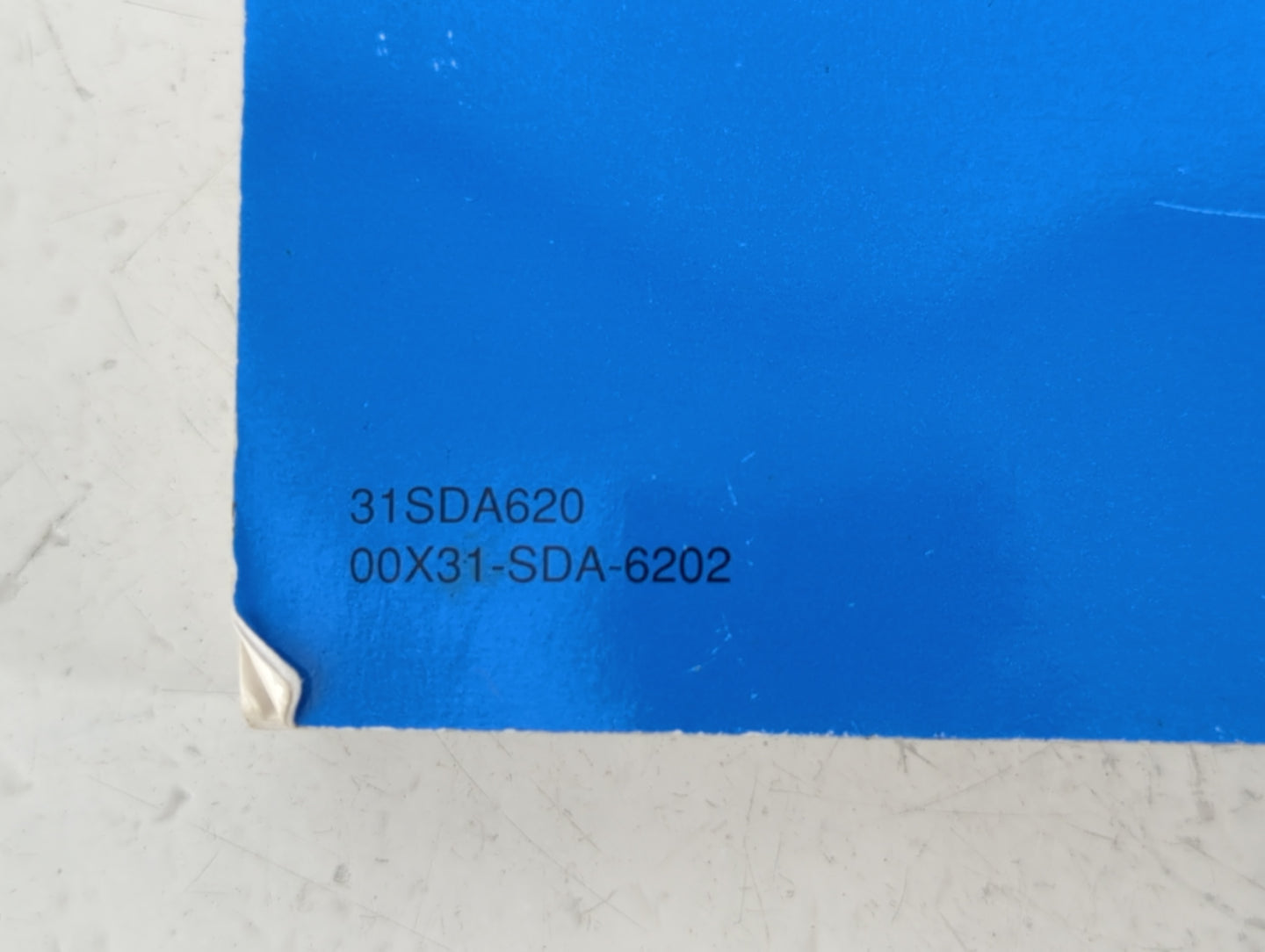 2005 Honda Accord Owners Manual Book Guide P/N:00X31-SDA-6202 31SDA620 OEM Used Auto Parts - Oemusedautoparts1.com