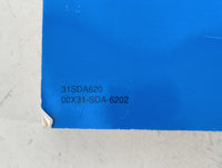 2005 Honda Accord Owners Manual Book Guide P/N:00X31-SDA-6202 31SDA620 OEM Used Auto Parts - Oemusedautoparts1.com