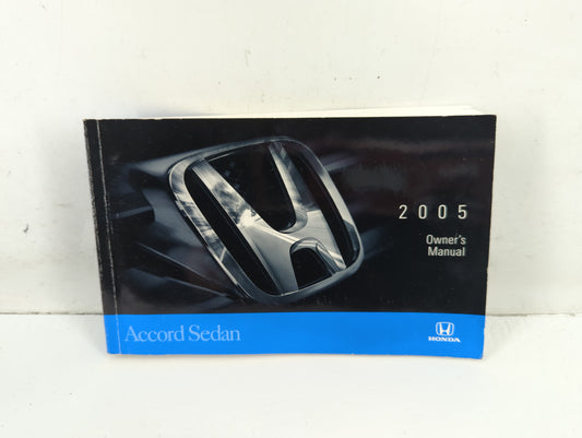 2005 Honda Accord Owners Manual Book Guide P/N:31SDA620 00X31-SDA-6203 OEM Used Auto Parts - Oemusedautoparts1.com