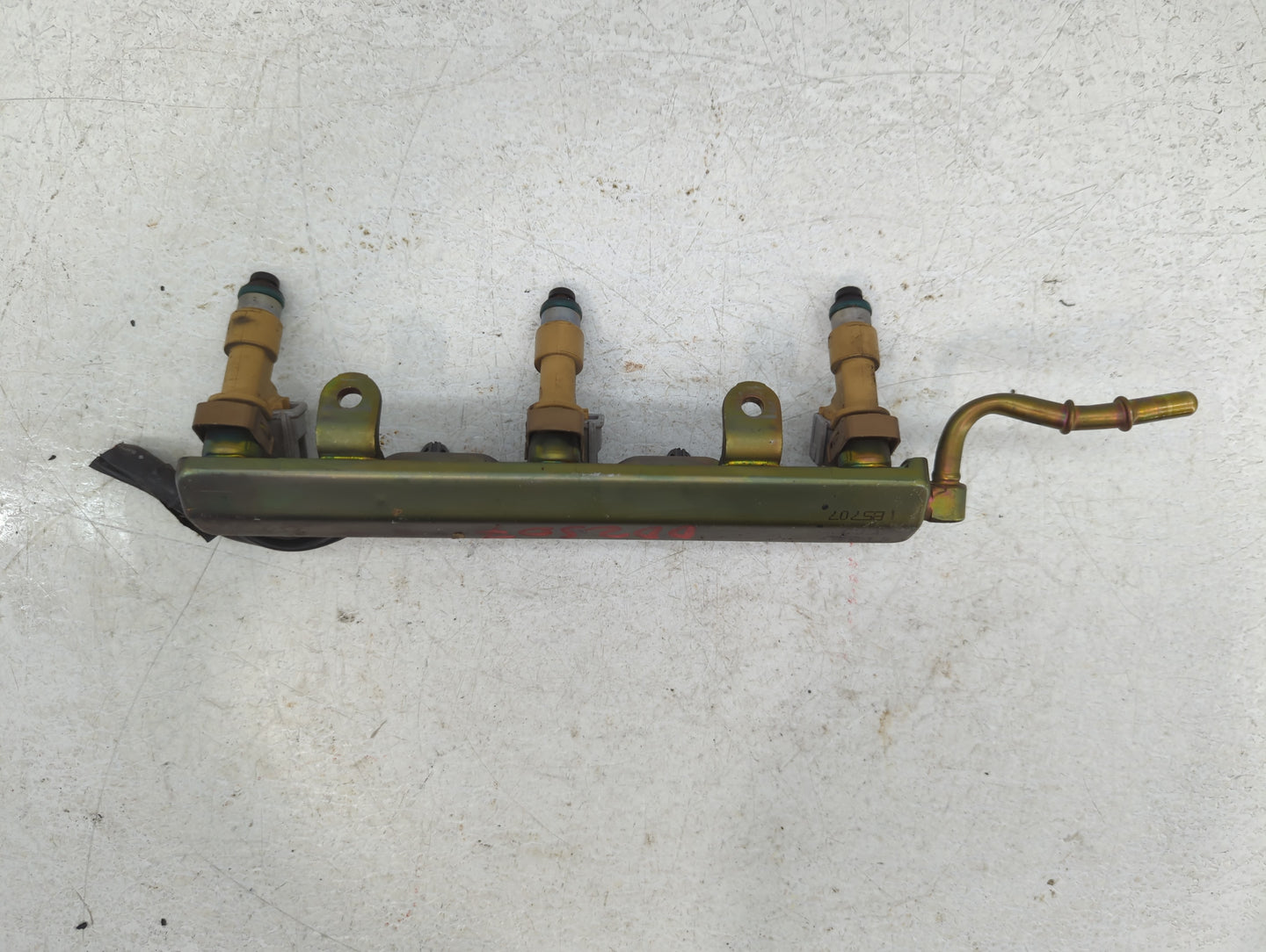 2005 Honda Accord Fuel Injectors P/N:B5707 Fits OEM Used Auto Parts - Oemusedautoparts1.com